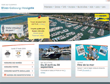 Tablet Screenshot of port-dives-cabourg.com
